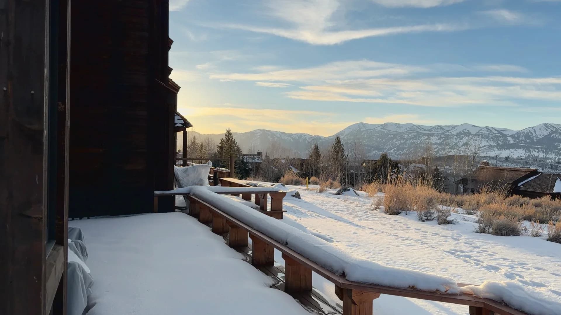 Property exterior on East Gros Ventre Butte - Spring Creek Ranch near Amangani Jackson Hole Wyoming