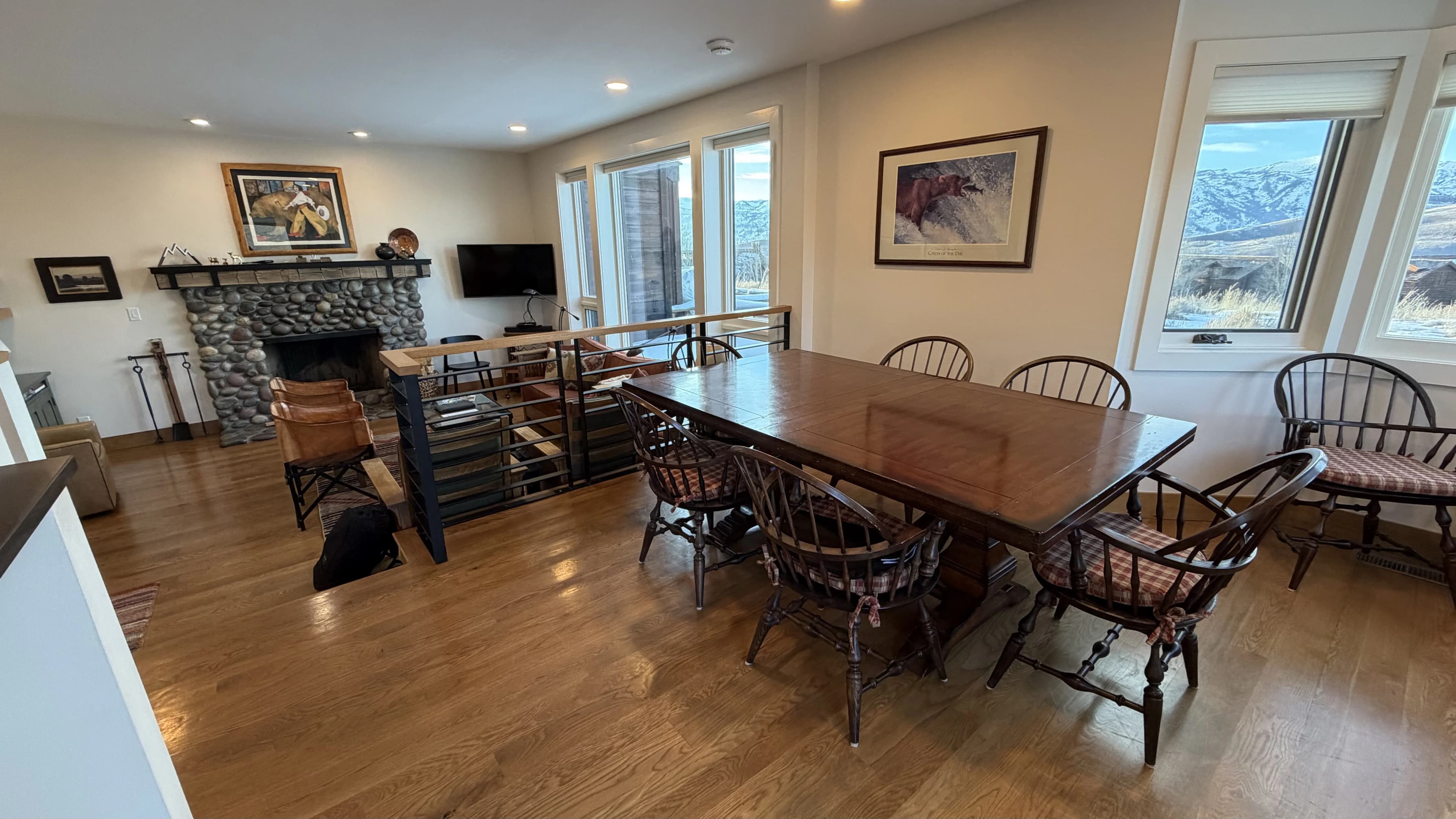 Dining area seating for six - Spring Creek Ranch vacation rental