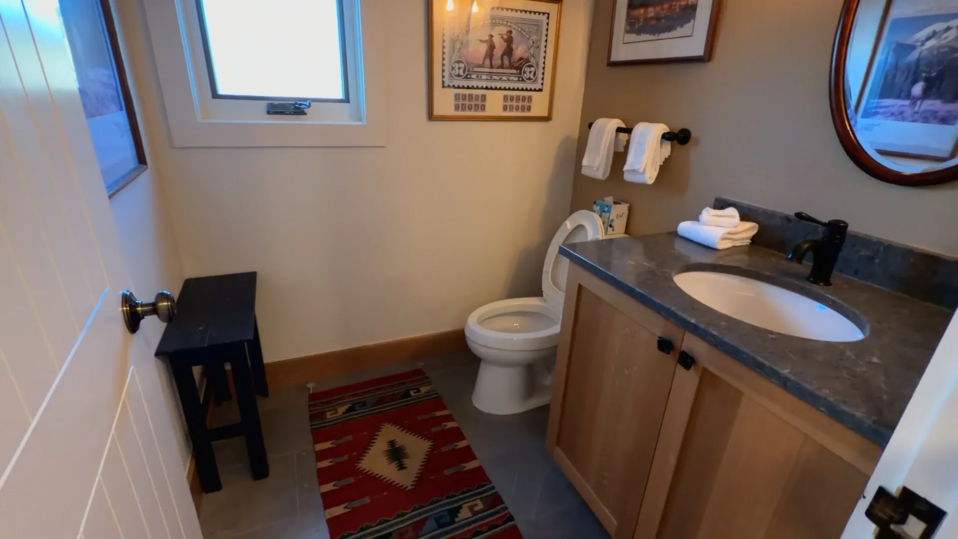 First floor half bath - Spring Creek Ranch Jackson Hole vacation rental