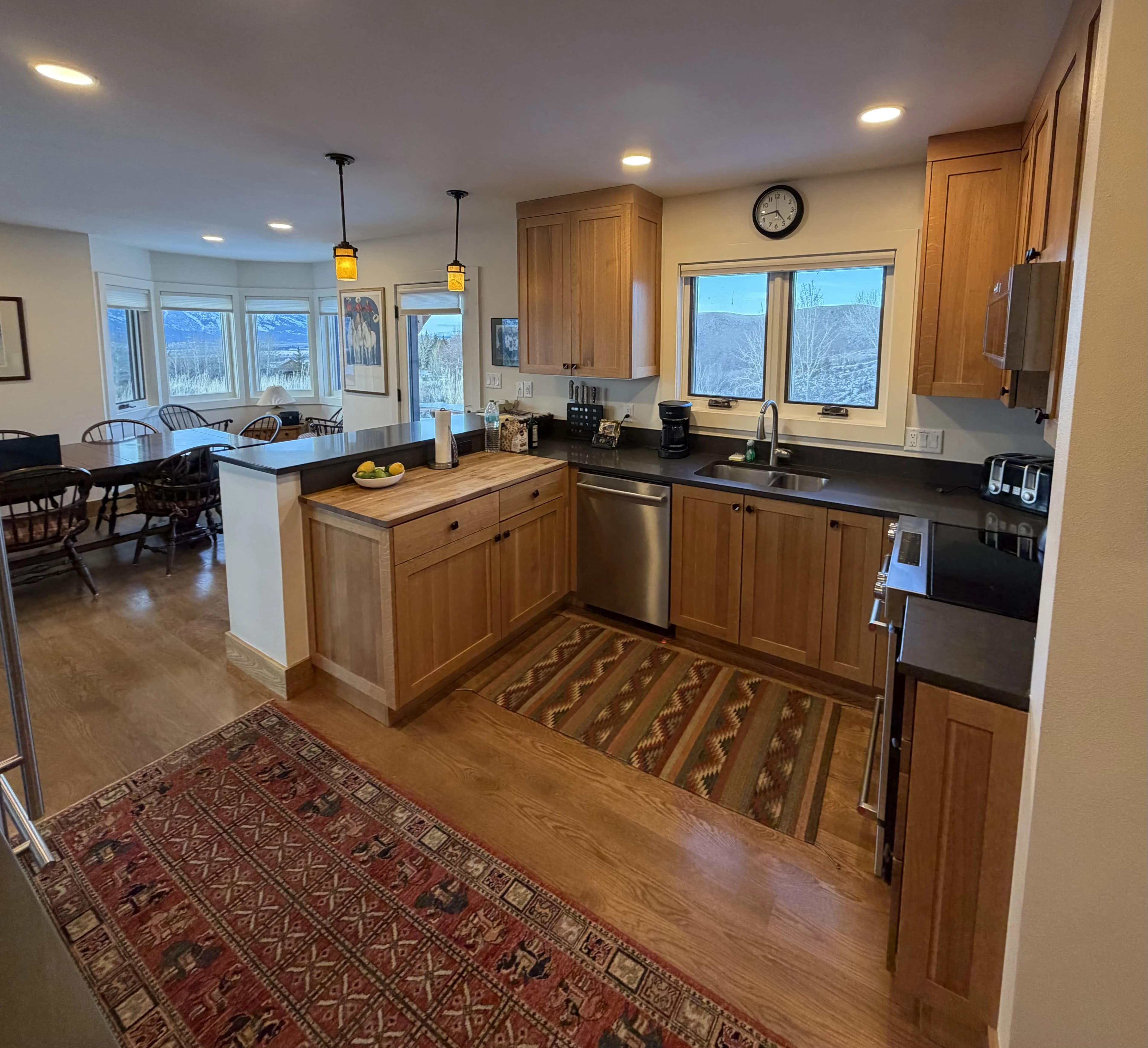 Kitchen with granite counters - Spring Creek Ranch luxury rental Jackson Hole