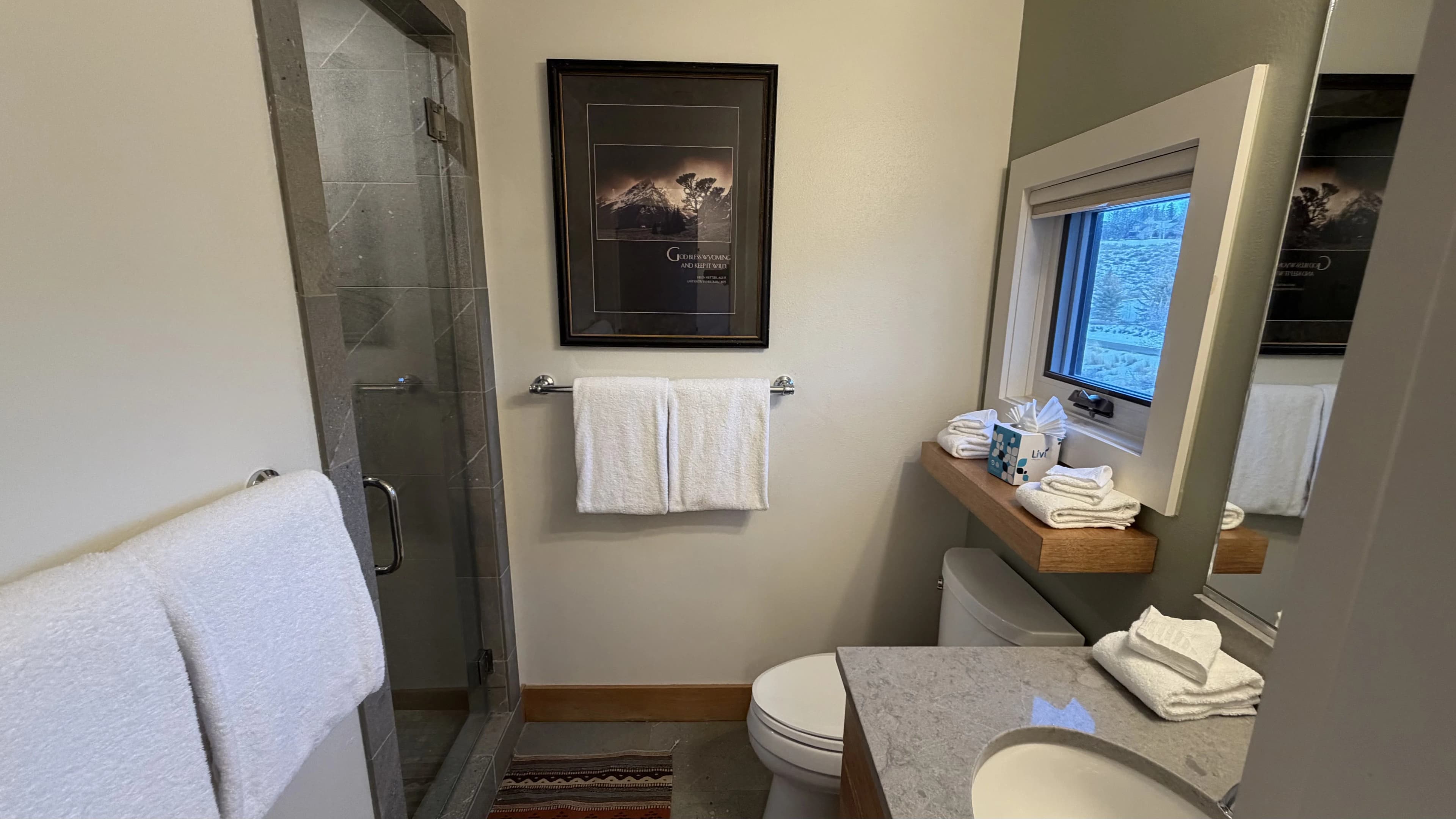 Queen bathroom vanity - Spring Creek Ranch vacation rental