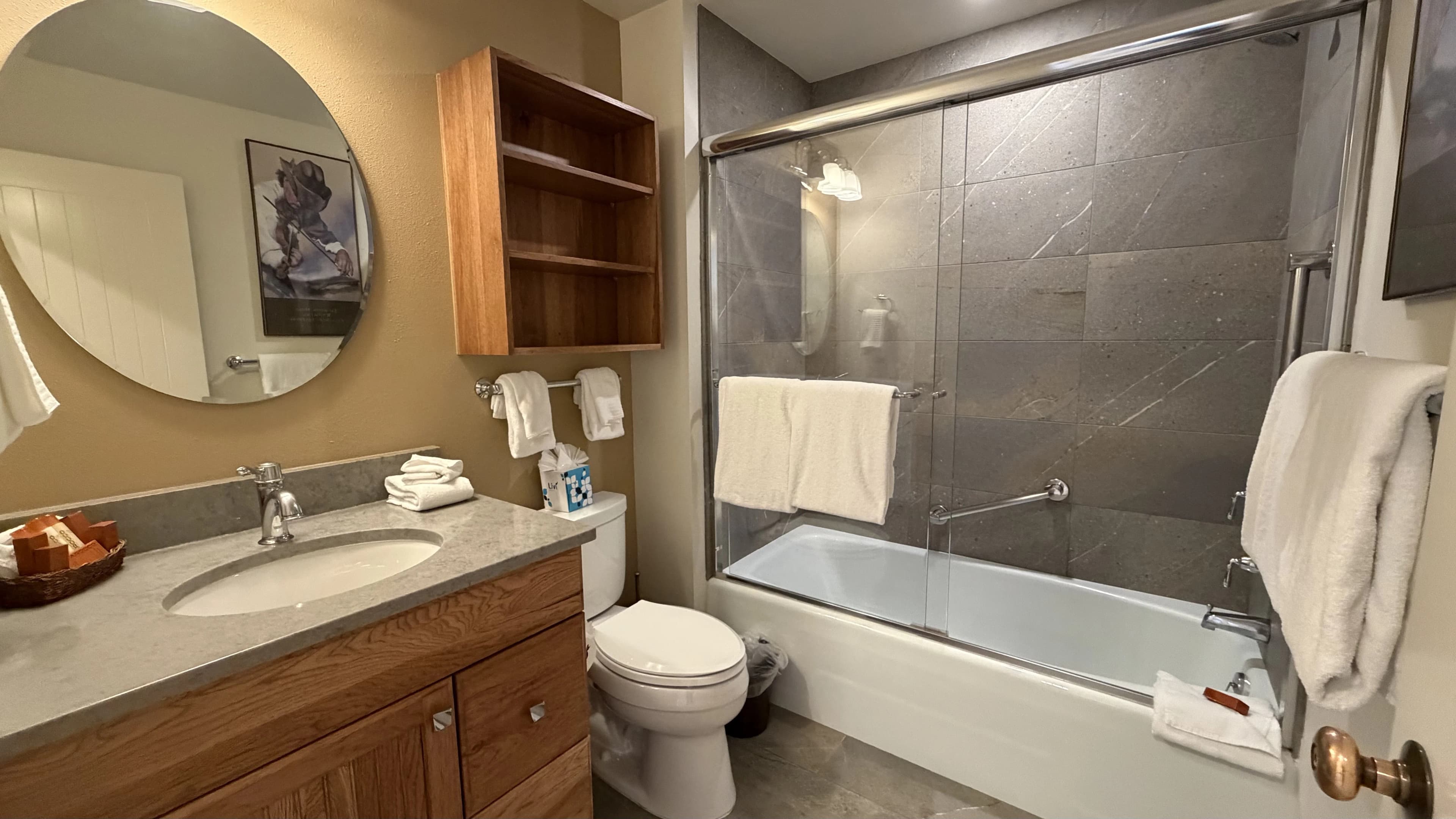 Grand Teton views from twin bedroom window - Spring Creek Ranch Jackson Hole